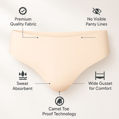 Invisible Camel Toe Thong - Low Rise